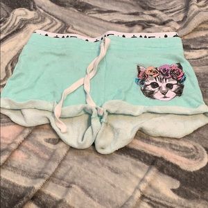 Women’s Teal sleeping shorts